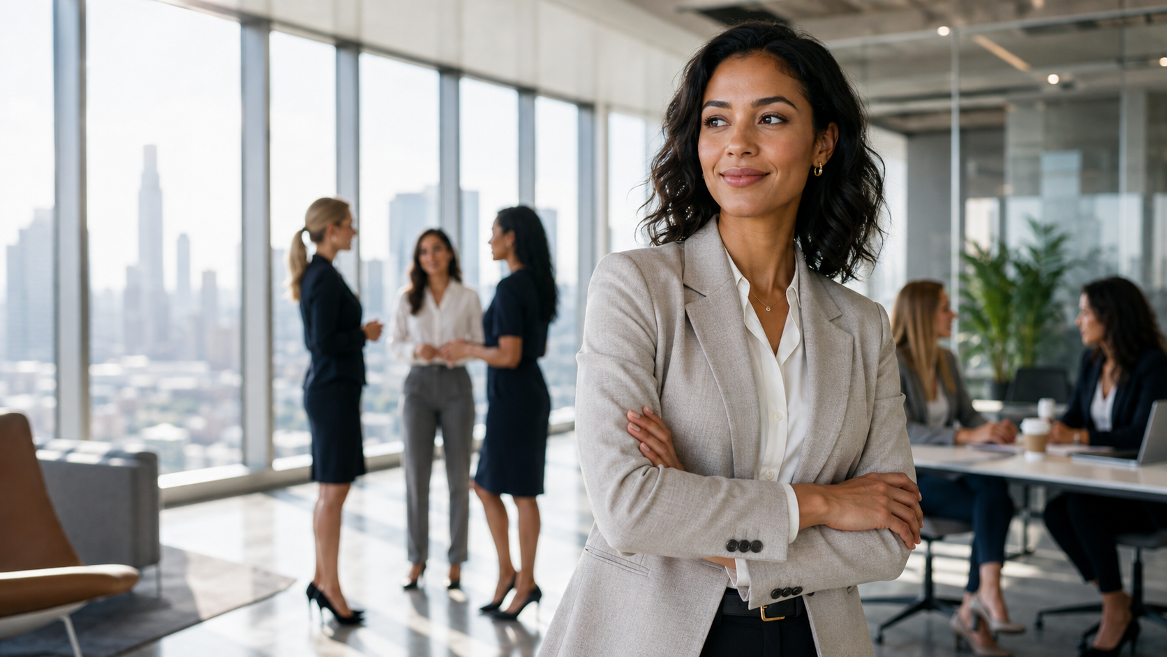 Confident Leadership in a Modern Office Confident Leadership in a Modern Office