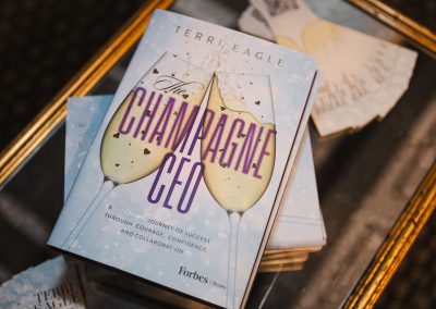 Terri Eagle Business Book | The Champagne CEO on Display